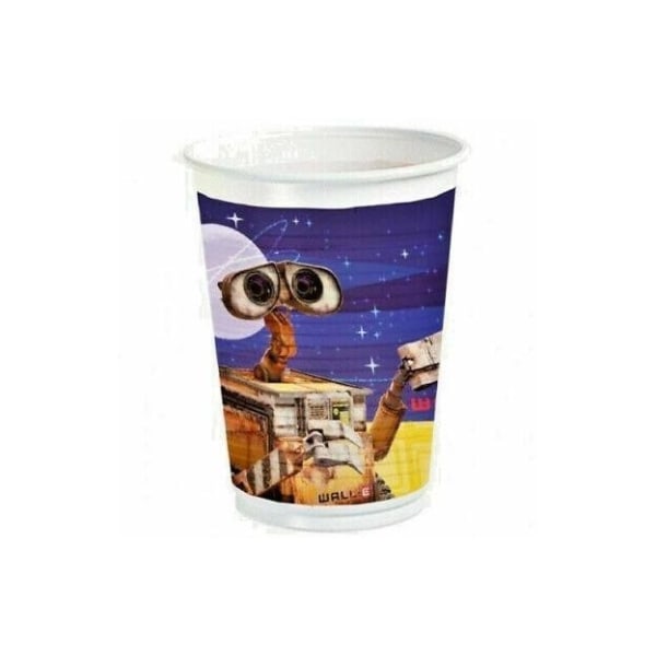 Wall-E Logo Party Disponibel Cup (Pack med 8) One Size Multicolo Multicoloured One Size