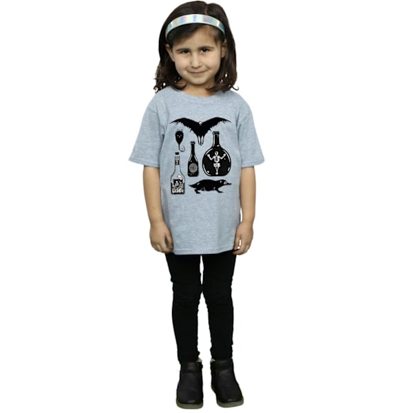 Fantastiska vidunder Girls Plain Icons Bomull T-shirt 7-8 år Spo Sports Grey 7-8 Years