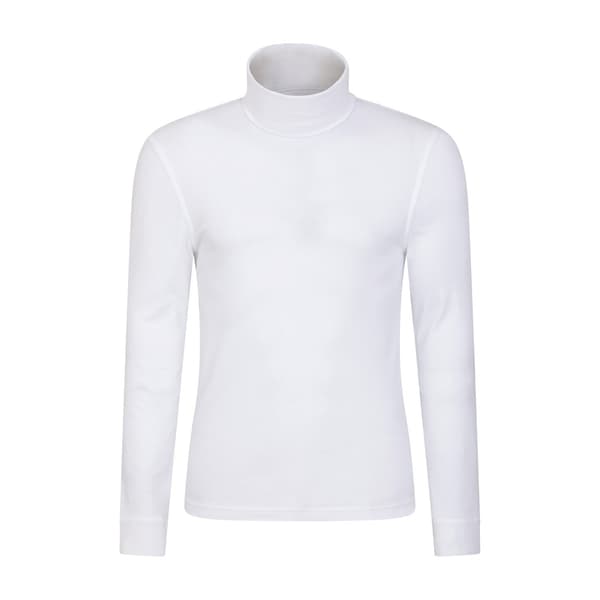 Mountain Warehouse Herr Meribel Bomulls-Termisk Topp S Marinblå Navy S