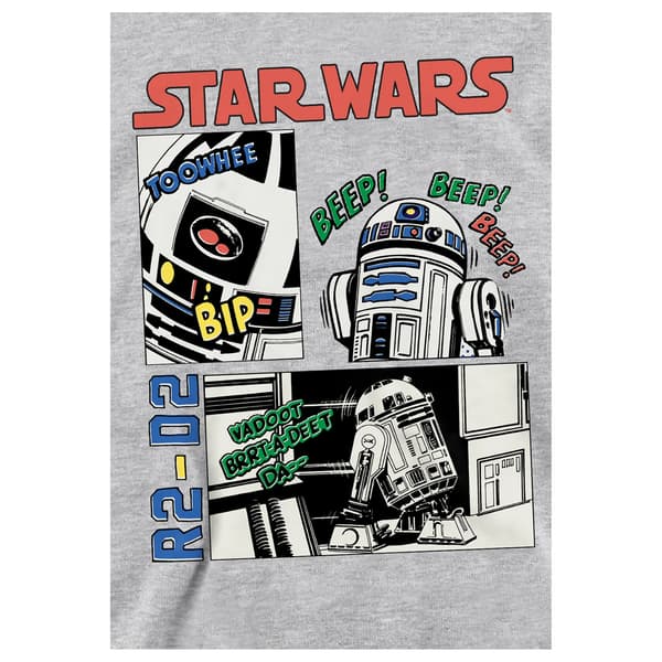 Star Wars Barn/Kids Beep Boop R2-D2 Heather Pullover Hoodi Athletic 7-8 Years