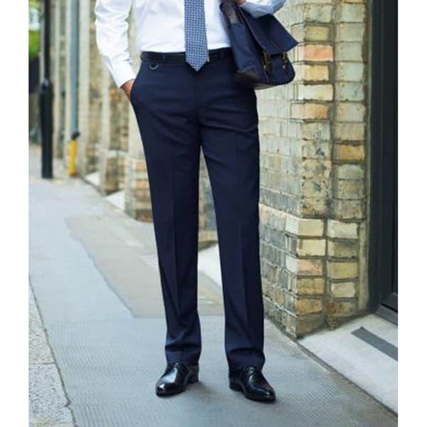 Brook Taverner Herrbyxor 32L Marinblå Navy 32L