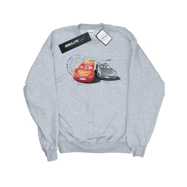 Disney Boys Cars Lightning Vs Storm Sweatshirt 7-8 år Sport Sports Grey 7-8 Years