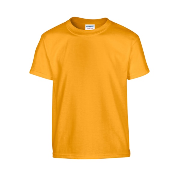 Gildan Barn/Barn Plain Bomull T-shirt 7-8 År Guld Gold 7-8 Years