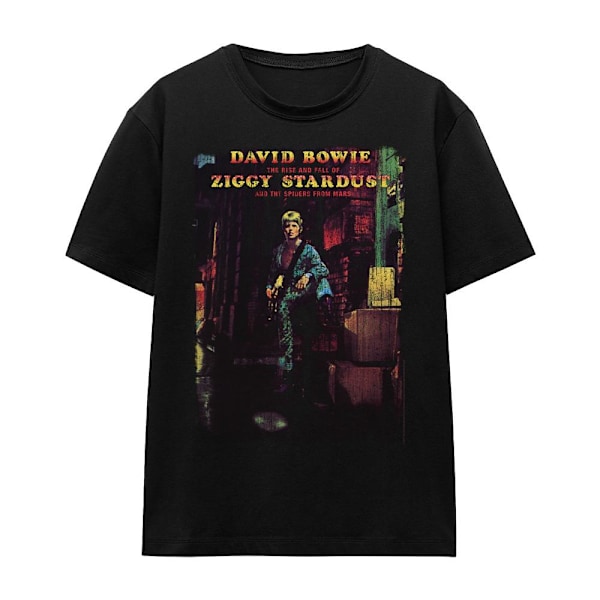 David Bowie Unisex Vuxen Ziggy Stardust Album T-Shirt XL Svart Black XL