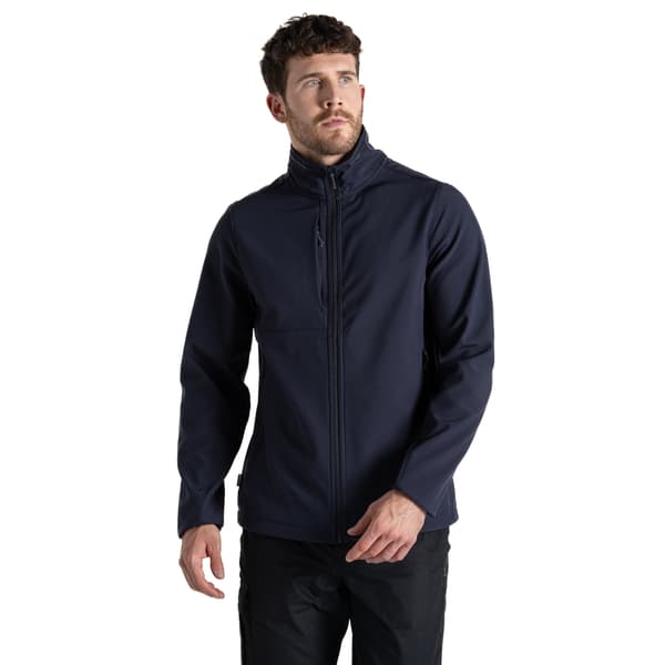 Craghoppers Mens Expert Basecamp Soft Shell Jacka L Mörkblå Dark Navy L