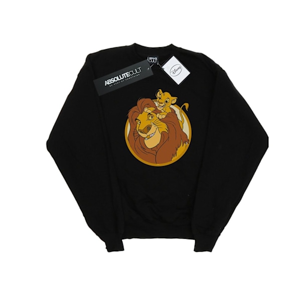 Disney Herr The Lion King Mufasa Och Simba Sweatshirt 3XL Svart Black 3XL