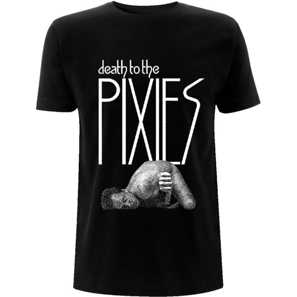 Pixies Unisex Adult Death To The Pixies T-shirt i bomull XL Svart Black XL
