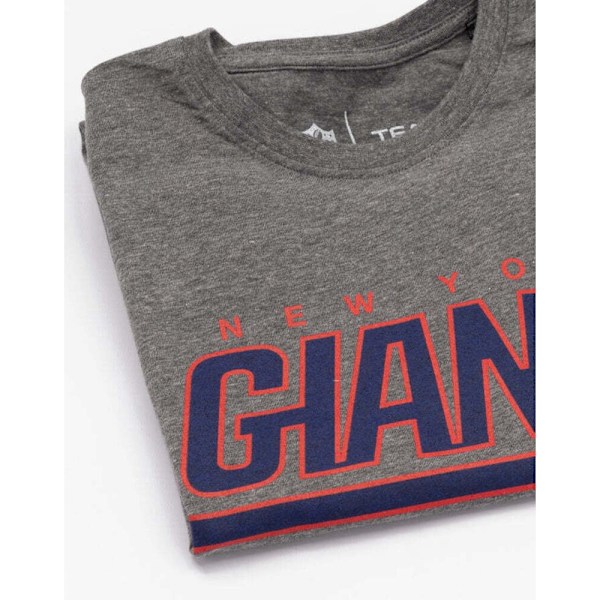 New York Giants Dam T-shirt för kvinnor/damer M Grå/Marinblå/Röd Grey/Navy/Red M