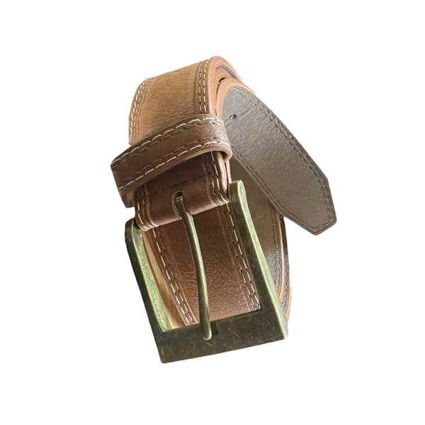 Duke Herr D555 Dylan Läderbälte 40 tum x 3,8 cm Tan Tan 40in x 3.8cm