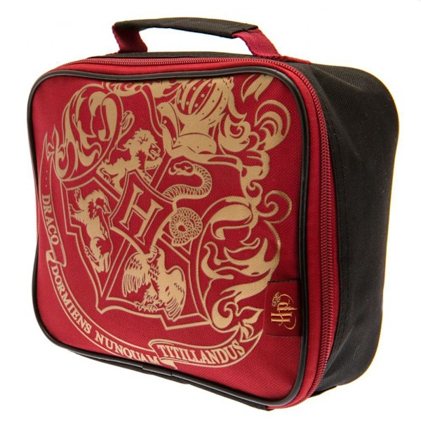 Harry Potter Hogwarts Crest Lunch Bag One Size Röd/Guld Red/Gold One Size