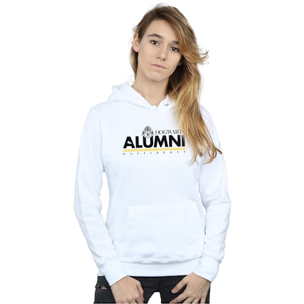 Harry Potter Dam/Kvinnor Hogwarts Alumni Hufflepuff Hoodie M White M