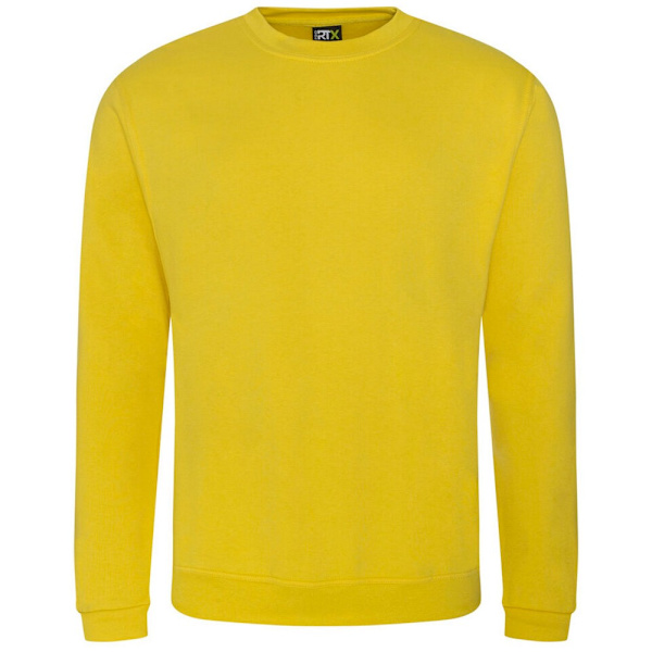 PRORTX Unisex Pro Sweatshirt 4XL Gul Yellow 4XL