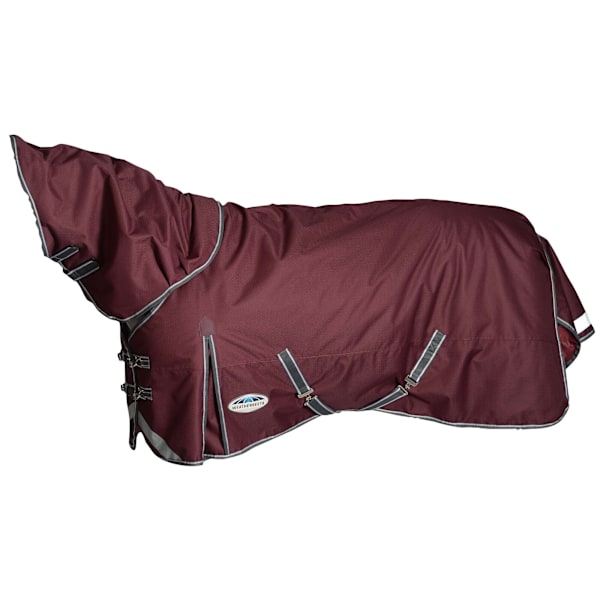Weatherbeeta Comfitec Plus Dynamic II Avtagbar Hals Mellanvikt Maroon/Grey/White 5´ 6