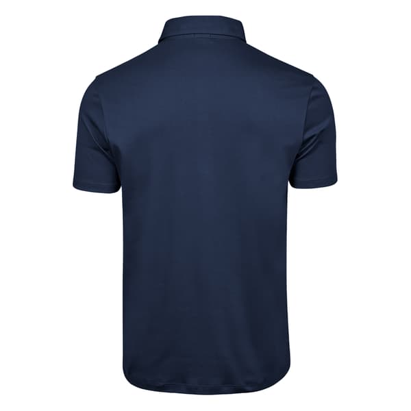 Tee Jays herr Pima kortärmad bomullspolotröja L marinblå Navy Blue L