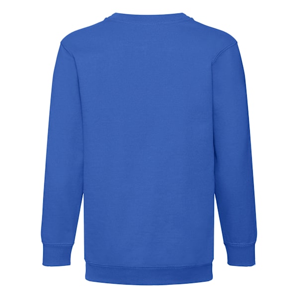 Fruit Of The Loom Barn Unisex Klassisk 80/20 Set-In Sweatshirt 5 Royal Blue 5-6