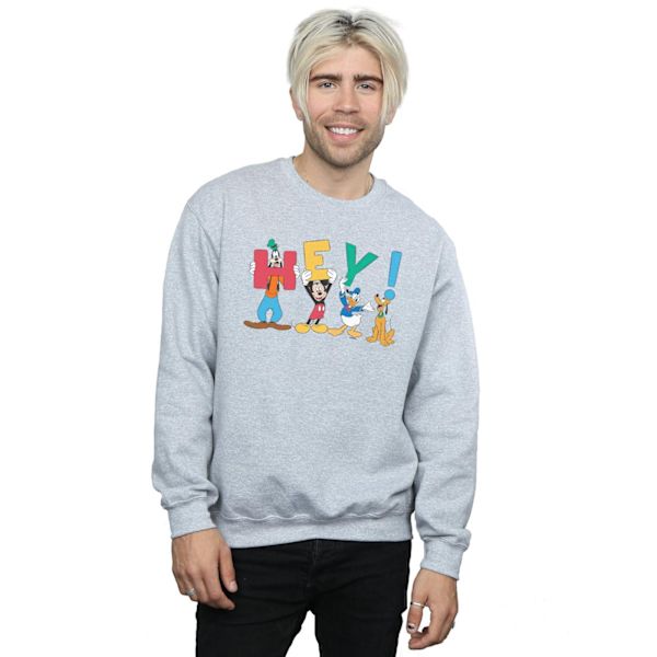Disney Herr Mickey Mouse Friends Hey Sweatshirt M Sports Grey Sports Grey M