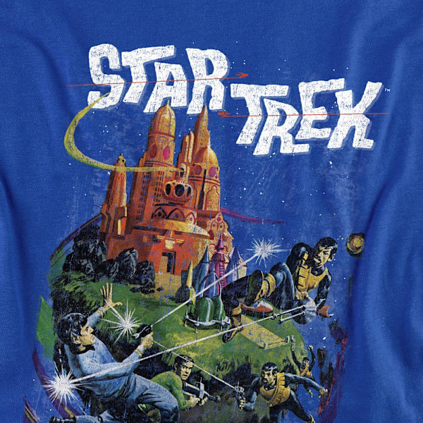 Star Trek Unisex Vuxen Battle Vulcan Sweatshirt L Kungsblå Royal Blue L