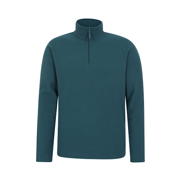 Mountain Warehouse Camber II Fleece Tröja med Halv Dragkedja Herr XXS Petro Petrol XXS