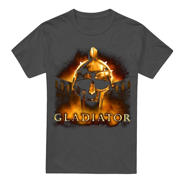 Gladiator Unisex Vuxen T-shirt med Namnet S Gråmelerad Charcoal S