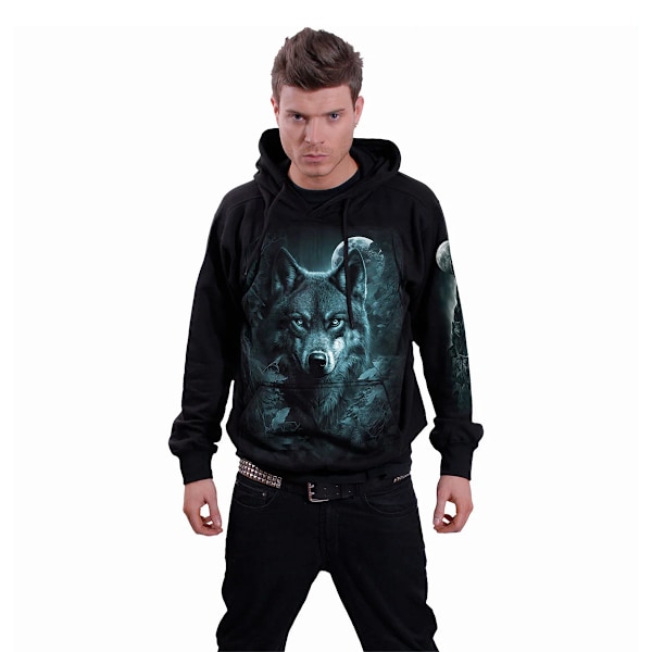 Spiral Direct Unisex Vuxen Forest Guardians Hoodie L Svart Black L