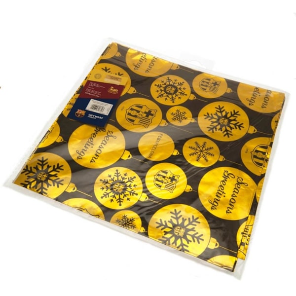 FC Barcelona Julpapper One Size Gul Yellow One Size