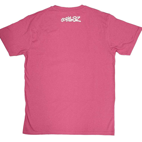 Gorillaz Unisex Adult The Static Channel T-Shirt S Rosa Pink S