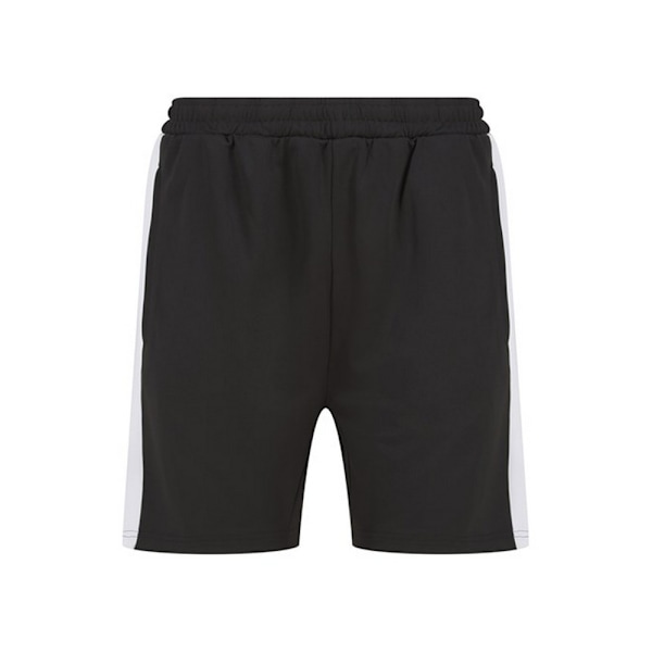 Finden & Hales Herr Knitted Pocket Shorts L Svart/Vit Black/White L