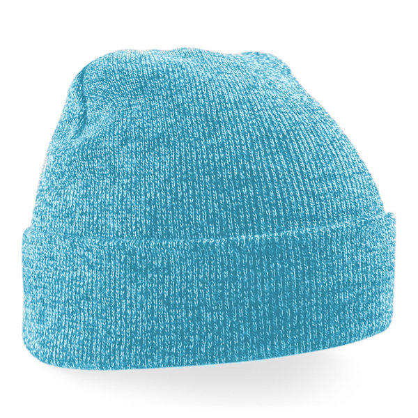 Beechfield Unisex Original Cuffed Beanie Vintermössa En Storlek He Heather Surf One Size