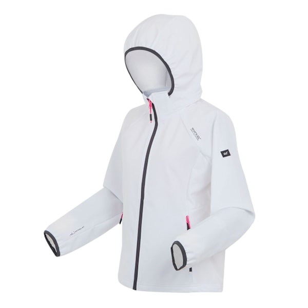 Regatta Dam/Kvinnor Bourda Soft Shell Jacka 18 UK Vit/Seal White/Seal Grey 18 UK