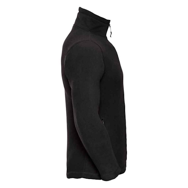 Russell Herr Zip Neck Outdoor Fleece Top L Svart Black L