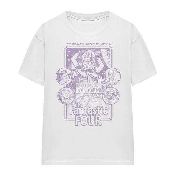 Fantastic Four Dam T-shirt S Vit White S