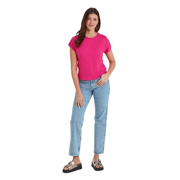 TOG24 Dam/Dam Andrea T-shirt 20 UK Hibiscus Rosa Hibiscus Pink 20 UK