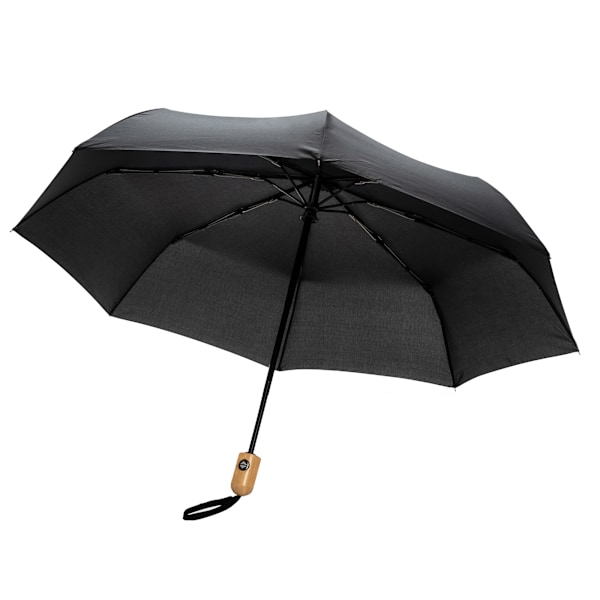 XD Collection Impact Aware RPET Automatiskt Hopfällbart Paraply One Black One Size
