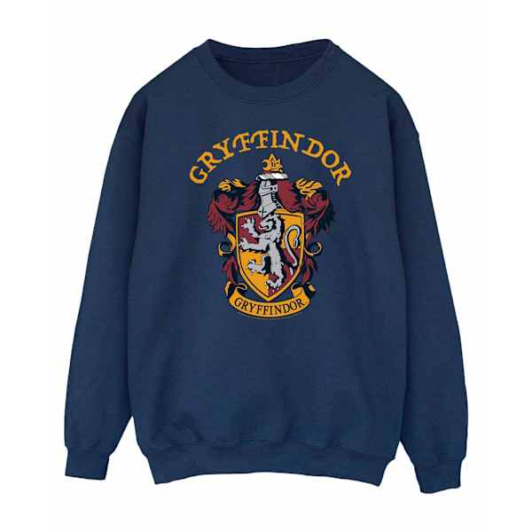 Harry Potter Dam/Kvinnor Gryffindor Sweatshirt XXL Marinblå Navy Blue XXL