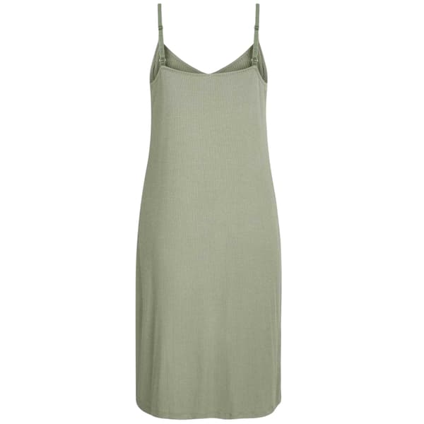 CCDK Copenhagen Dam Sally Ribbad Interlock Slipklänning Iceberg Green 8 UK