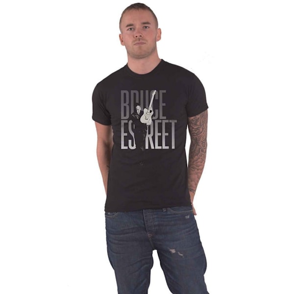 Bruce Springsteen Unisex Adult Estreet T-Shirt L Svart Black L
