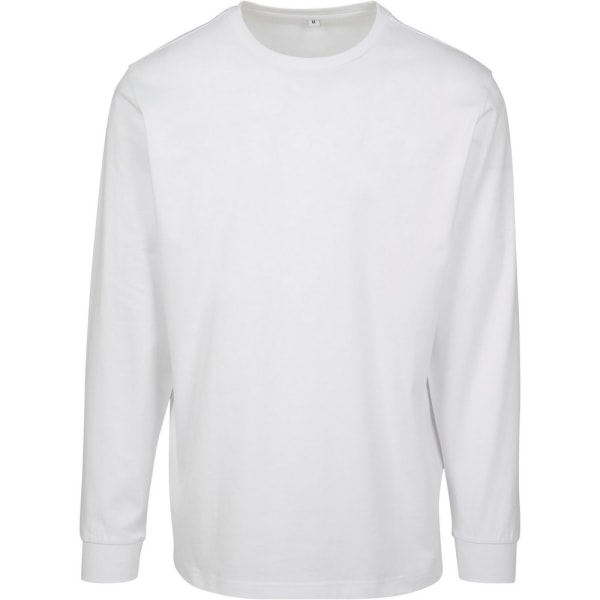 Bygg ditt varumärke Långärmad tröja för män XS Vit White XS