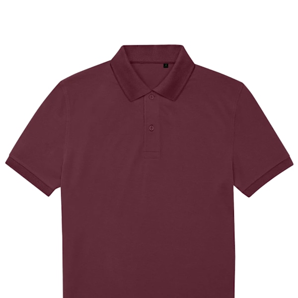 B&C Herr My Eco Polo Shirt M Burgundy Burgundy M