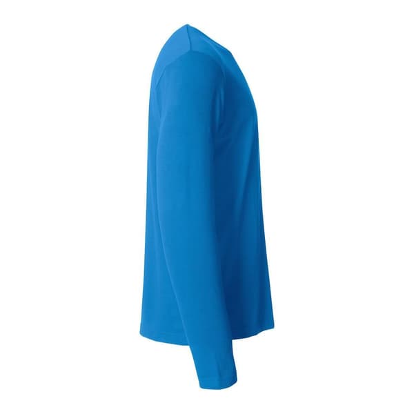 Clique Långärmad T-shirt Herr Basic 3XL Royal Blue Royal Blue 3XL
