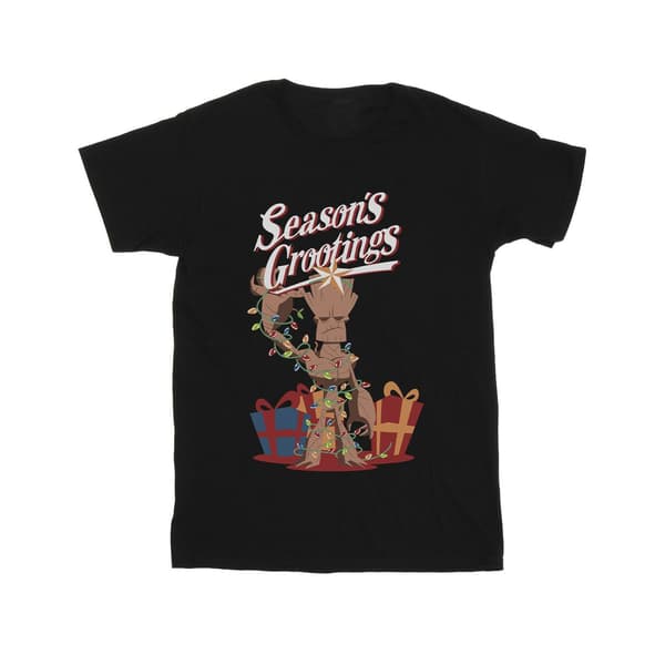 Marvel Herr Marvel Comics Groot Season´s Grootings T-Shirt L Na Navy Blue L