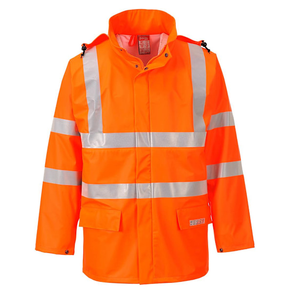 Portwest Hi-Vis Sealtex Flame Hi-Vis Reflexjacka L O för män Orange L