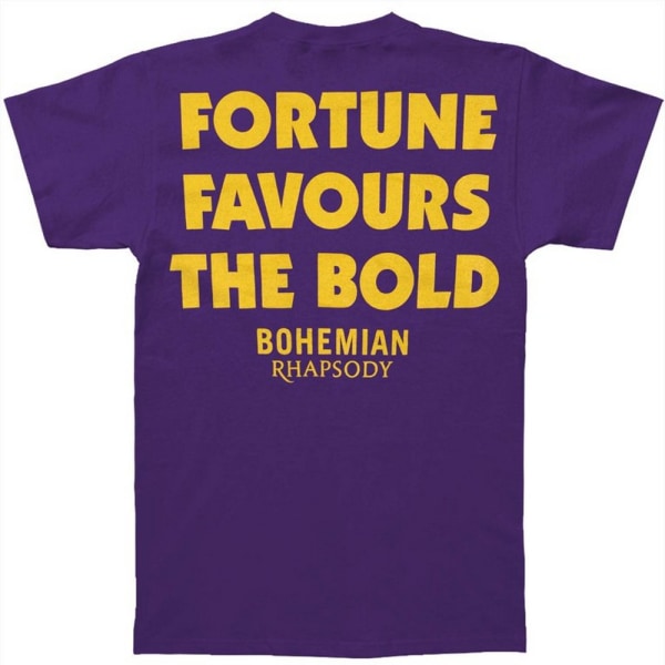 Queen Unisex Vuxen Fortune T-shirt med print XXL Lila Purple XXL