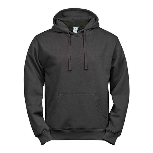 Tee Jays Herr Organic Hoodie M Mörkgrå Dark Grey M