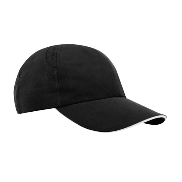 Elevate NXT Morion Recycled 6 Panel Cool Baseball Cap One Size Solid Black One Size