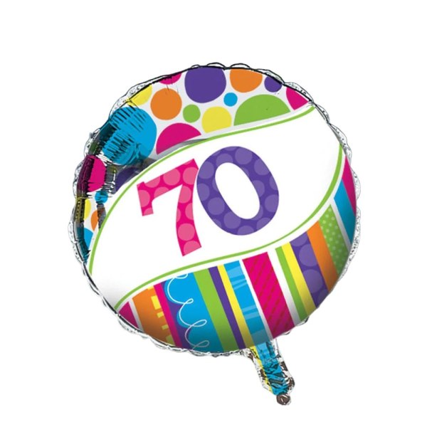 Printed 70:e folieballong One Size Flerfärgad Multicoloured One Size