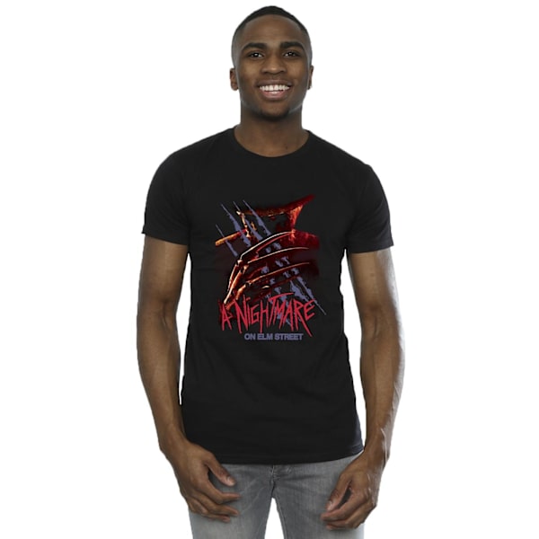 A Nightmare On Elm Street Herr Freddy Claw T-Shirt 5XL Svart Black 5XL