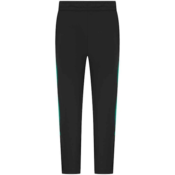 Finden & Hales Barn/Barn Knitted Träningsbyxor för Pojkar 5/6 Black/Emerald 5/6 Years