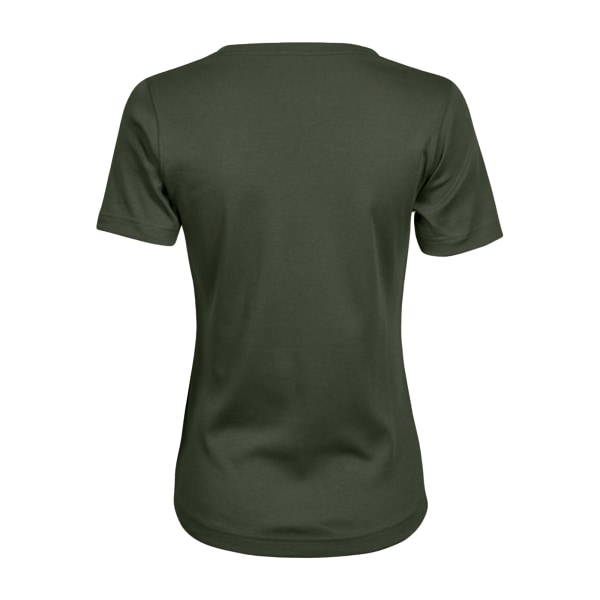 Tee Jays Dam/Dam Interlock T-shirt 3XL Djupgrön Deep Green 3XL