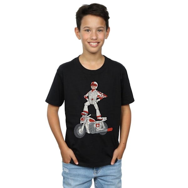 Disney Pojkar Toy Story 4 Duke Caboom Pose T-Shirt 7-8 År Svart Black 7-8 Years