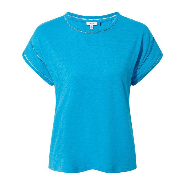 TOG24 Andrea T-shirt dam/dam 12 UK Azurblå Azure Blue 12 UK